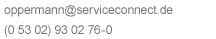 oppermann[at]serviceconnect.de | (0 53 02) 93 02 76-0