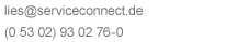 lies[at]serviceconnect.de | (0 53 02) 93 02 76-0