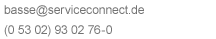 basse[at]serviceconnect.de | (0 53 02) 93 02 76-0